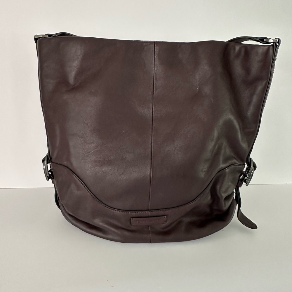 Vince Camuto Tave Hobo Leather Handbag Vamp Color - Picture 4 of 9